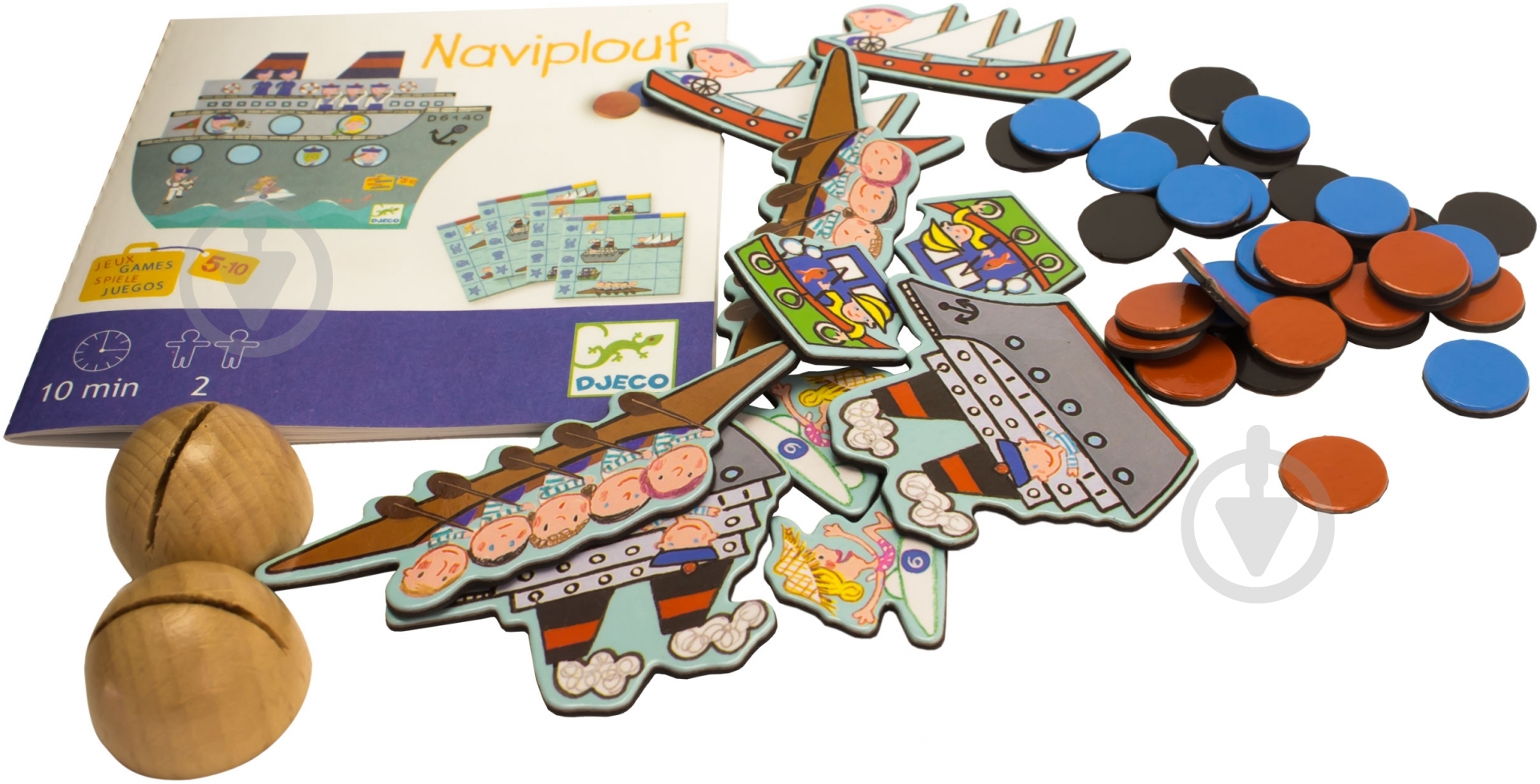 Игра настольная Djeco Морской бой DJ05270 - фото 6