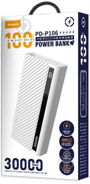 Повербанк Proda PD-P106 30000 mAh white (PD-P106-WH) - фото 5