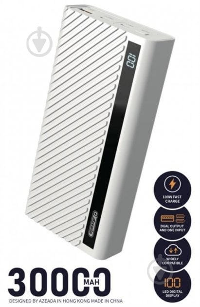 Повербанк Proda PD-P106 30000 mAh white (PD-P106-WH) - фото 3