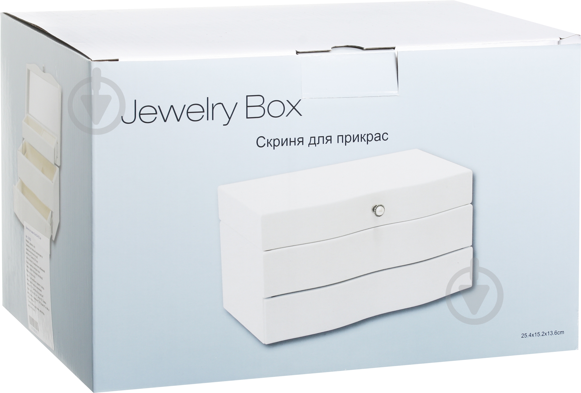 Шкатулка для украшений 25,4х15,2 см K2898W - фото 4 Шкатулка для украшений 25,4х15,2 см K2898W - фото 4
