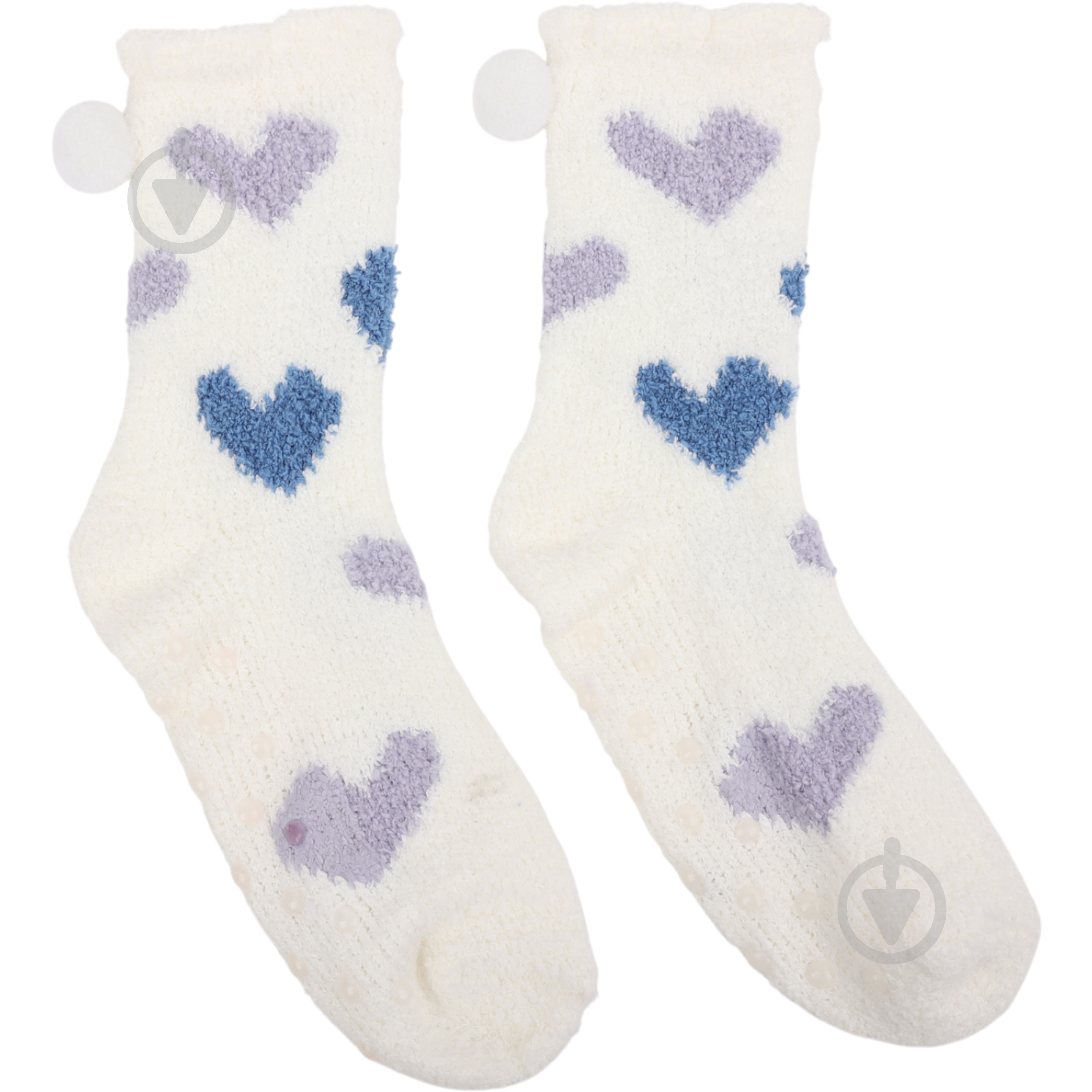 Носки женские La Nuit Home Сердечка р.one size голубой 1 шт. - фото 1 Носки женские La Nuit Home Сердечка р.one size голубой 1 шт. - фото 1