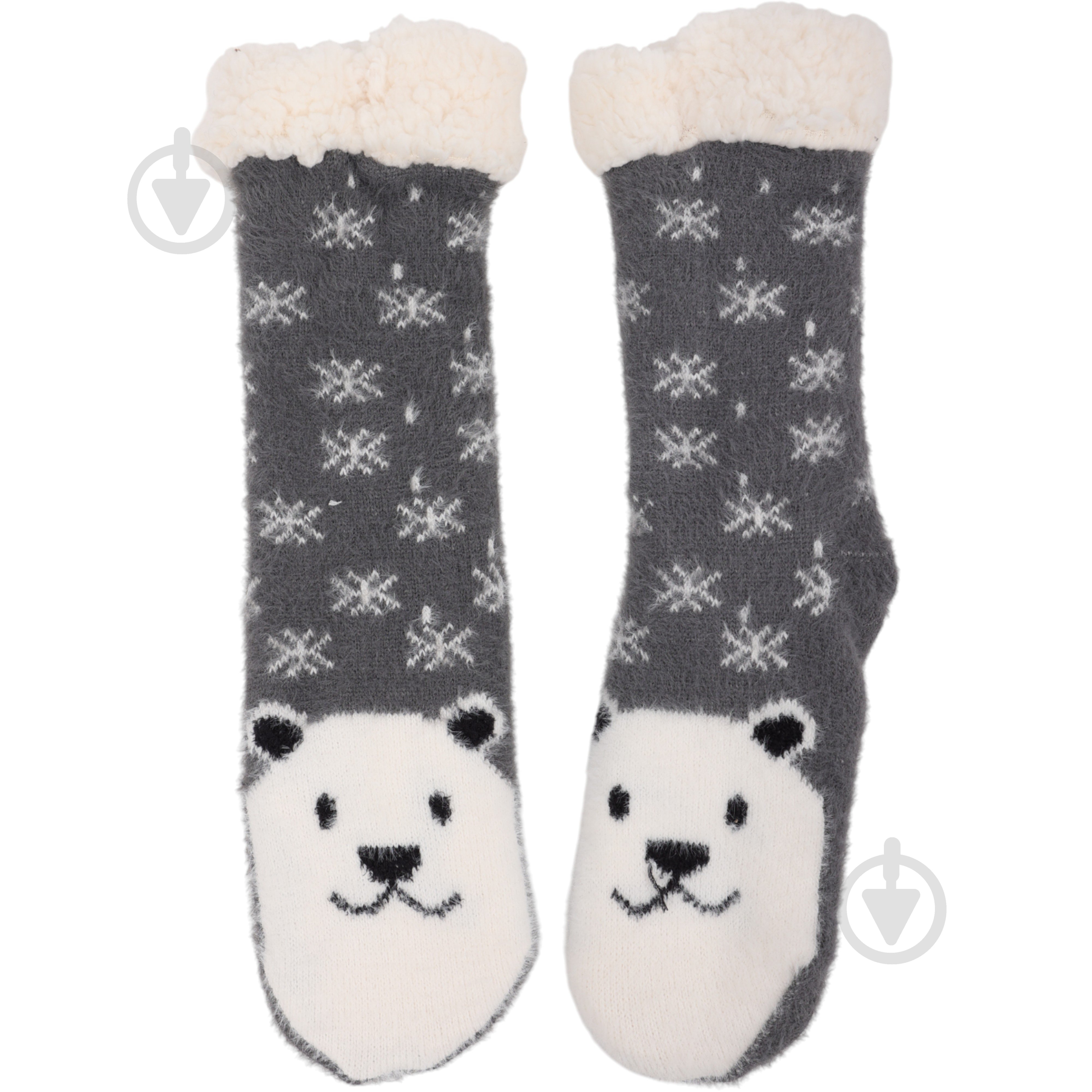 Шкарпетки жіночі La Nuit Home Білий ведмідь р.one size сірий 1 шт. - фото 1 Шкарпетки жіночі La Nuit Home Білий ведмідь р.one size сірий 1 шт. - фото 1