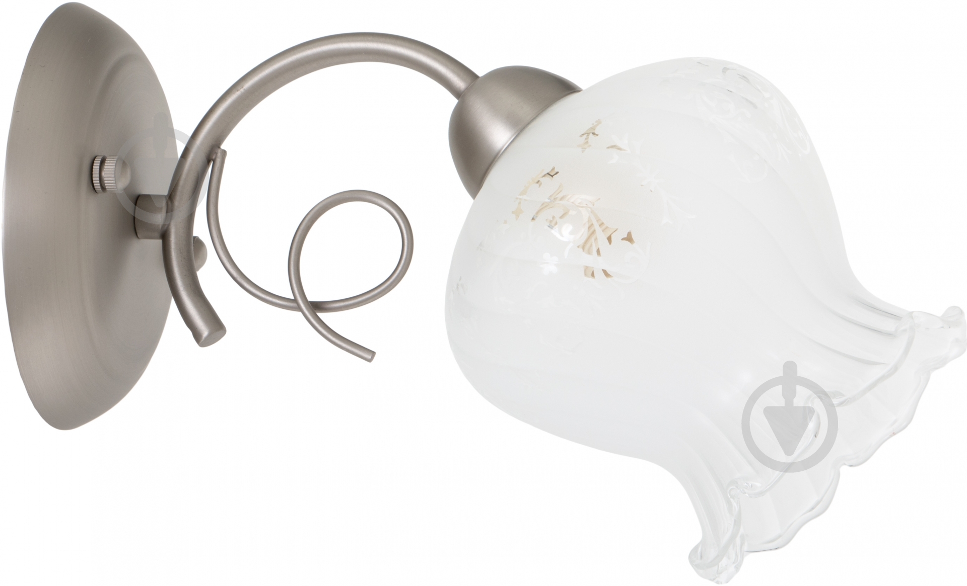 Бра Accento lighting Gracia 1x60 Вт E14 нікель ALSQ-MB37329/1 - фото 1