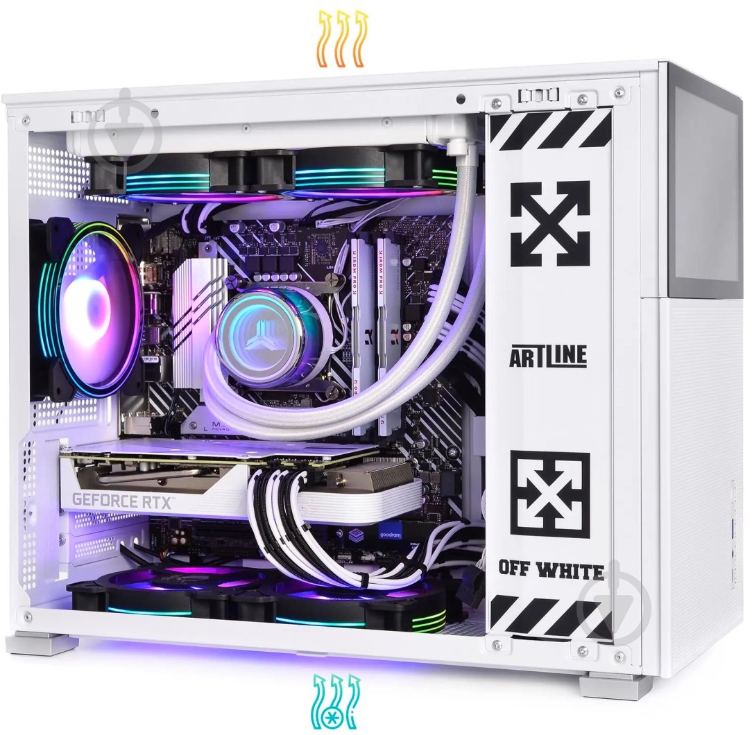Компьютер Artline Gaming D31WHITE (D31Whitev51Win) white - фото 5 Компьютер Artline Gaming D31WHITE (D31Whitev51Win) white - фото 5
