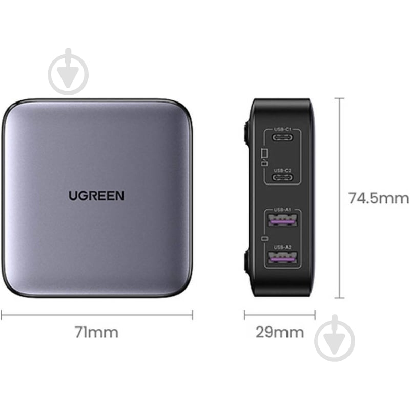 Зарядное устройство UGREEN 90747 - фото 4