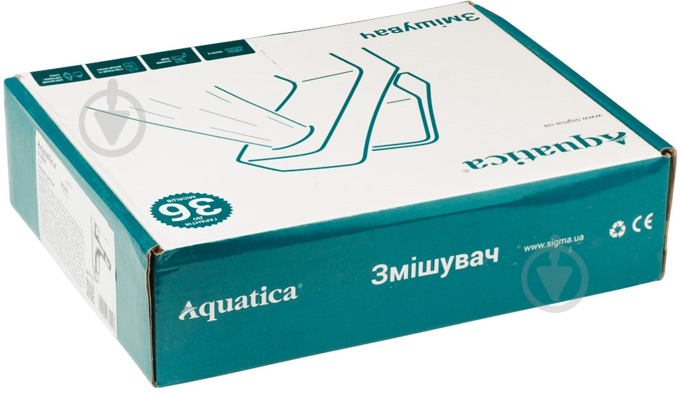 Смеситель для биде Aquatica HM Ø40 на гайке (9736500) - фото 10