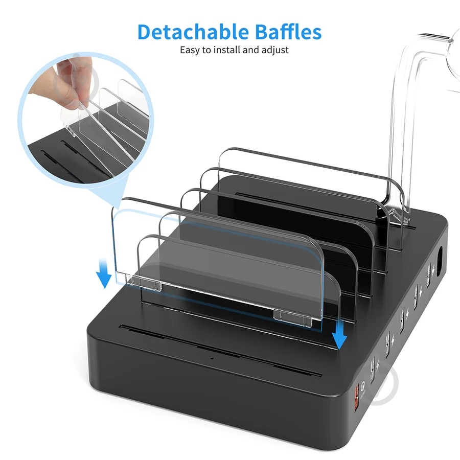 Зарядное устройство Choetech Q3008-EU-BK - фото 4 Зарядное устройство Choetech Q3008-EU-BK - фото 4