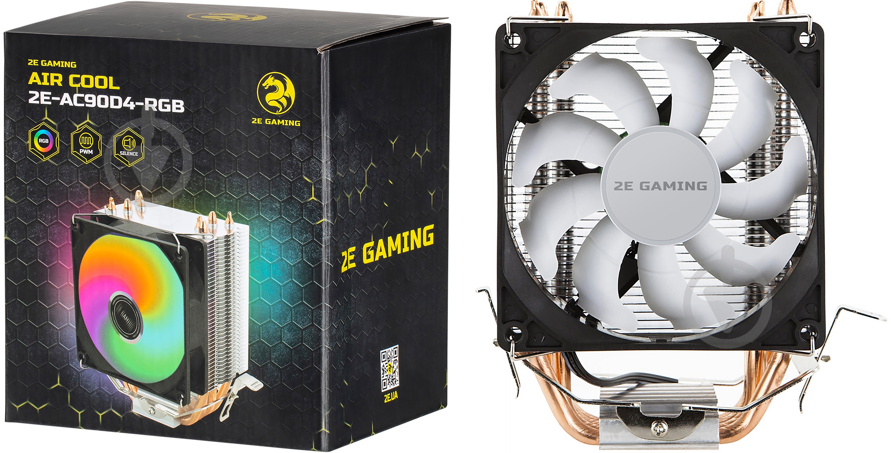 Процесорний кулер 2E Gaming AIR COOL (AC90D4-RGB) RGB - фото 5