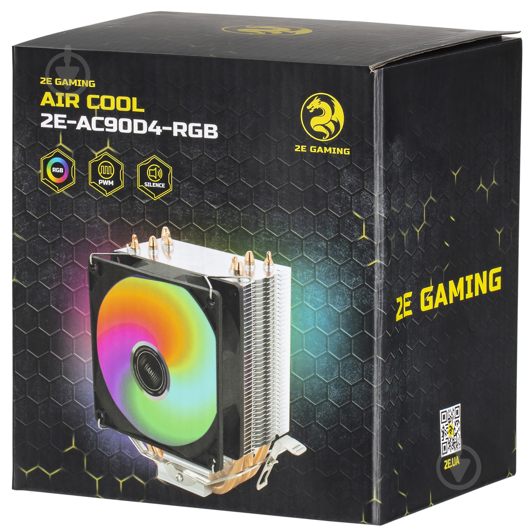 Процесорний кулер 2E Gaming AIR COOL (AC90D4-RGB) RGB - фото 9