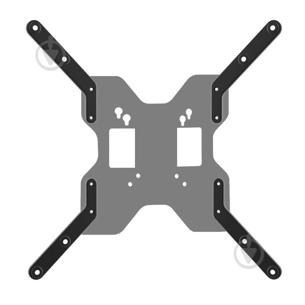 Крепеж Brateck LCD-201R фиксированные 32"-55" черный - фото 2