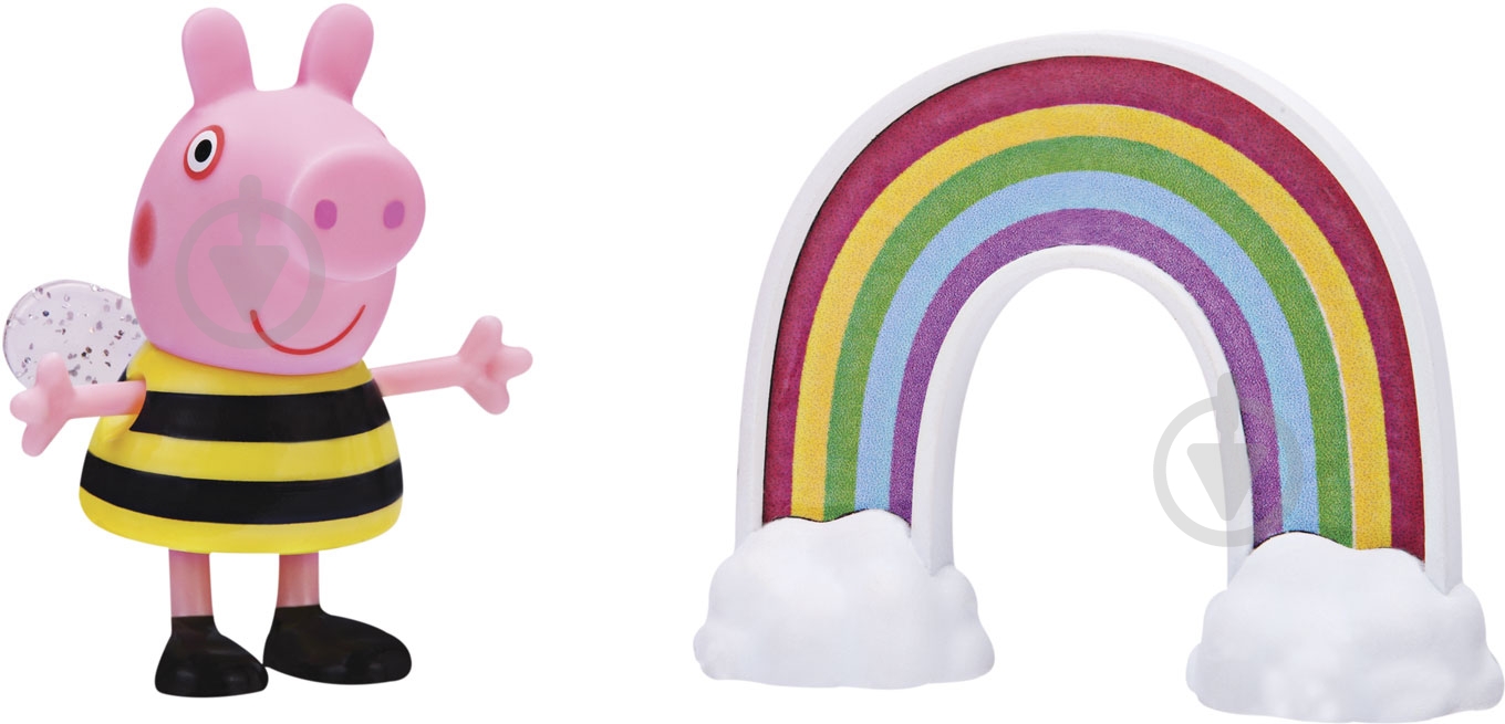 Фигурка Peppa Pig Пеппа с Радугой PEP0482 - фото 1 Фигурка Peppa Pig Пеппа с Радугой PEP0482 - фото 1