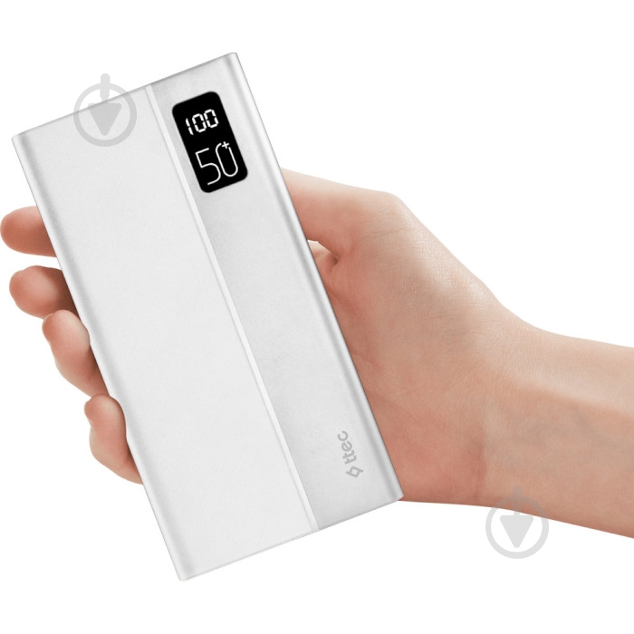 Повербанк Ttec ReCharger Mega LCD 50000 mAh white (2BB197B) - фото 6 Повербанк Ttec ReCharger Mega LCD 50000 mAh white (2BB197B) - фото 6