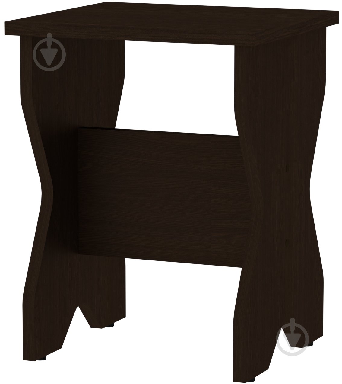 Табурет Компаніт Т-4 чорний / венге - фото 1