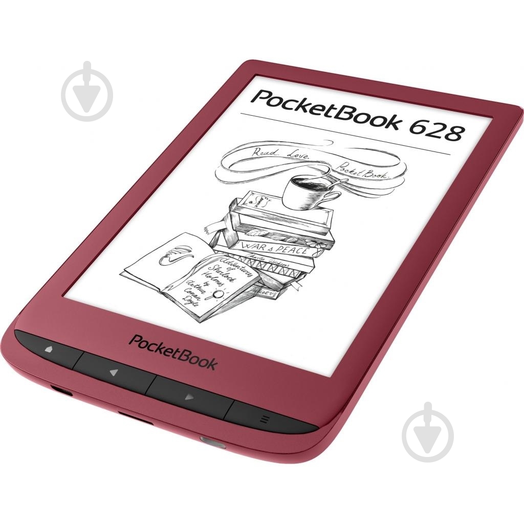 Электронная книга PocketBook 628 Touch Lux 5 ruby red (PB628-R-WW) - фото 5 Электронная книга PocketBook 628 Touch Lux 5 ruby red (PB628-R-WW) - фото 5