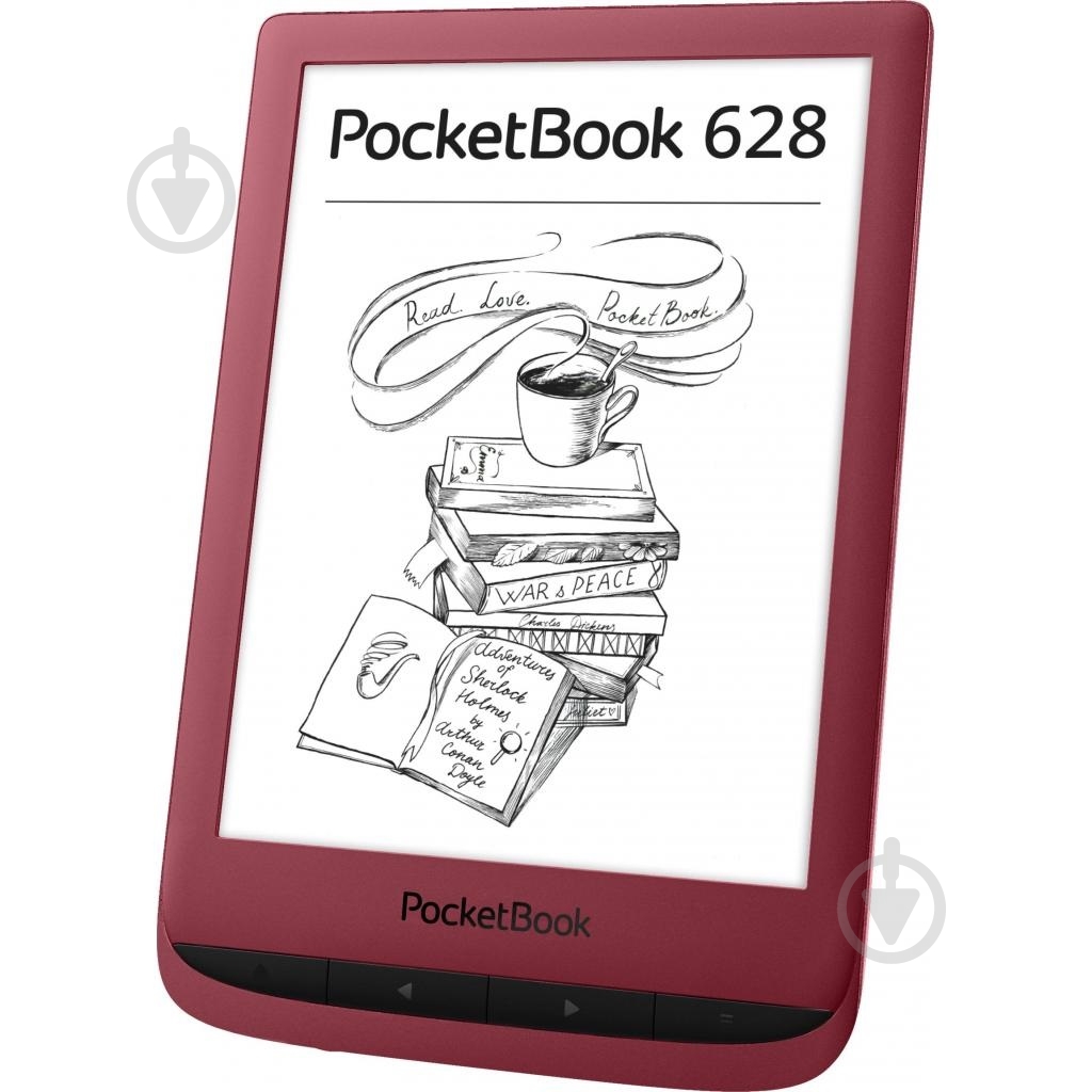 Электронная книга PocketBook 628 Touch Lux 5 ruby red (PB628-R-WW) - фото 4 Электронная книга PocketBook 628 Touch Lux 5 ruby red (PB628-R-WW) - фото 4