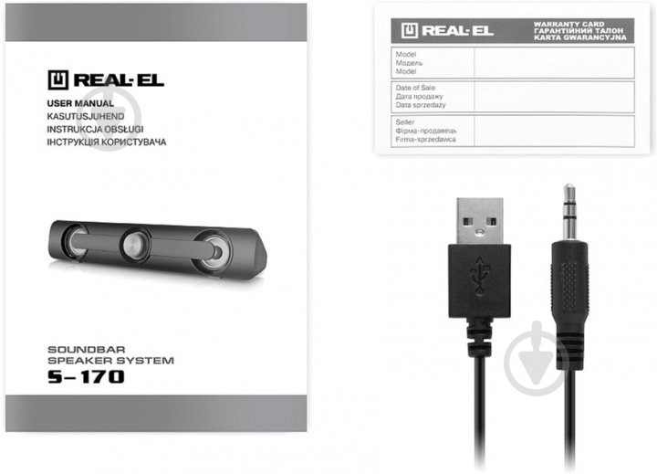Акустическая система Real-el S-170 2.0 black - фото 11 Акустическая система Real-el S-170 2.0 black - фото 11