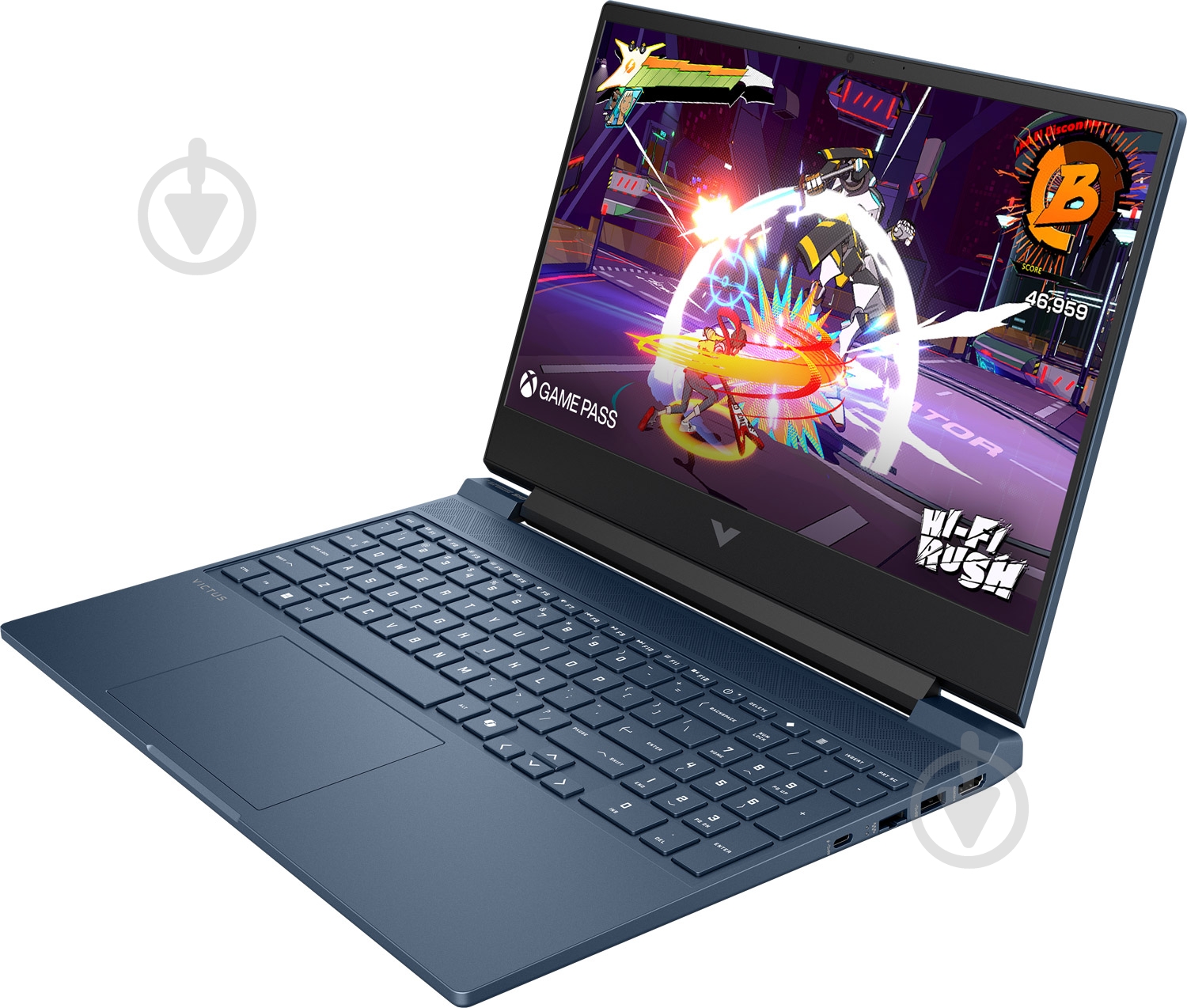 Ноутбук HP Victus 15-fa2705ua 15,6" (BF1H2EA) performance blue - фото 3