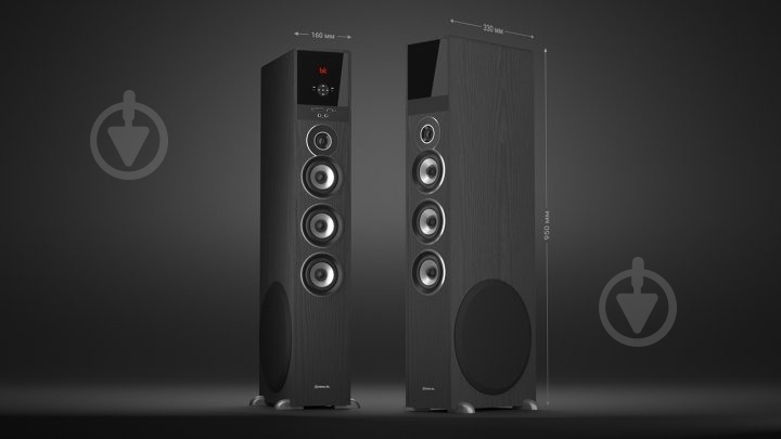 Акустическая система Real-el S-2070 2.0 black EL121200007 - фото 12