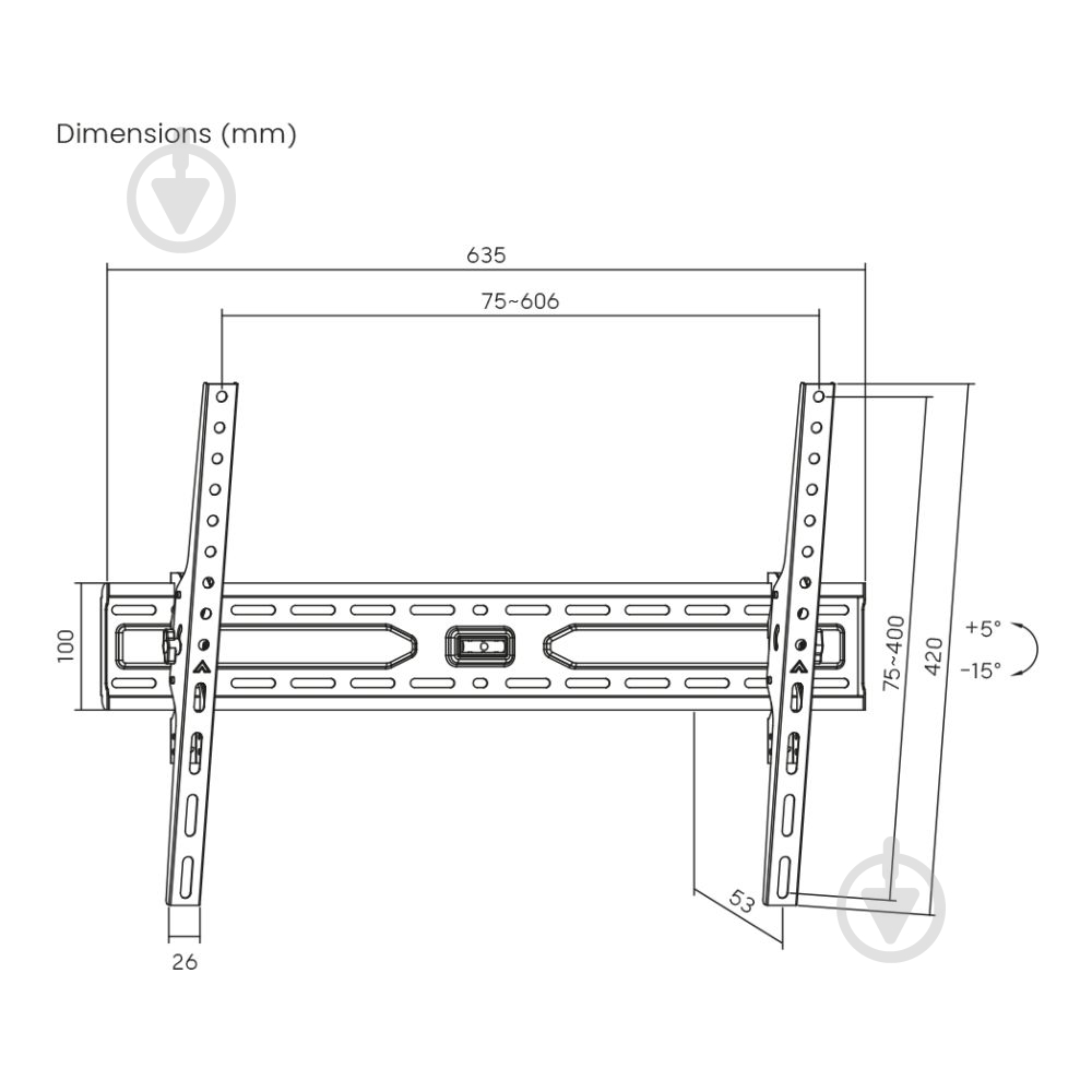 Кронштейн iTech PLB3 наклонные 37"-70" черный - фото 5 Кронштейн iTech PLB3 наклонные 37"-70" черный - фото 5