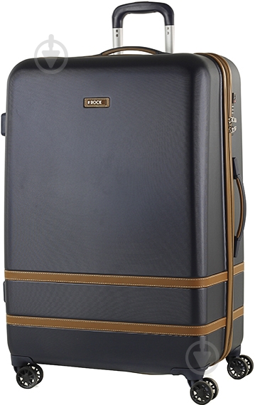 Чемодан Rock Valence Navy Hardshell (L) 100 л синий 923713 - фото 1