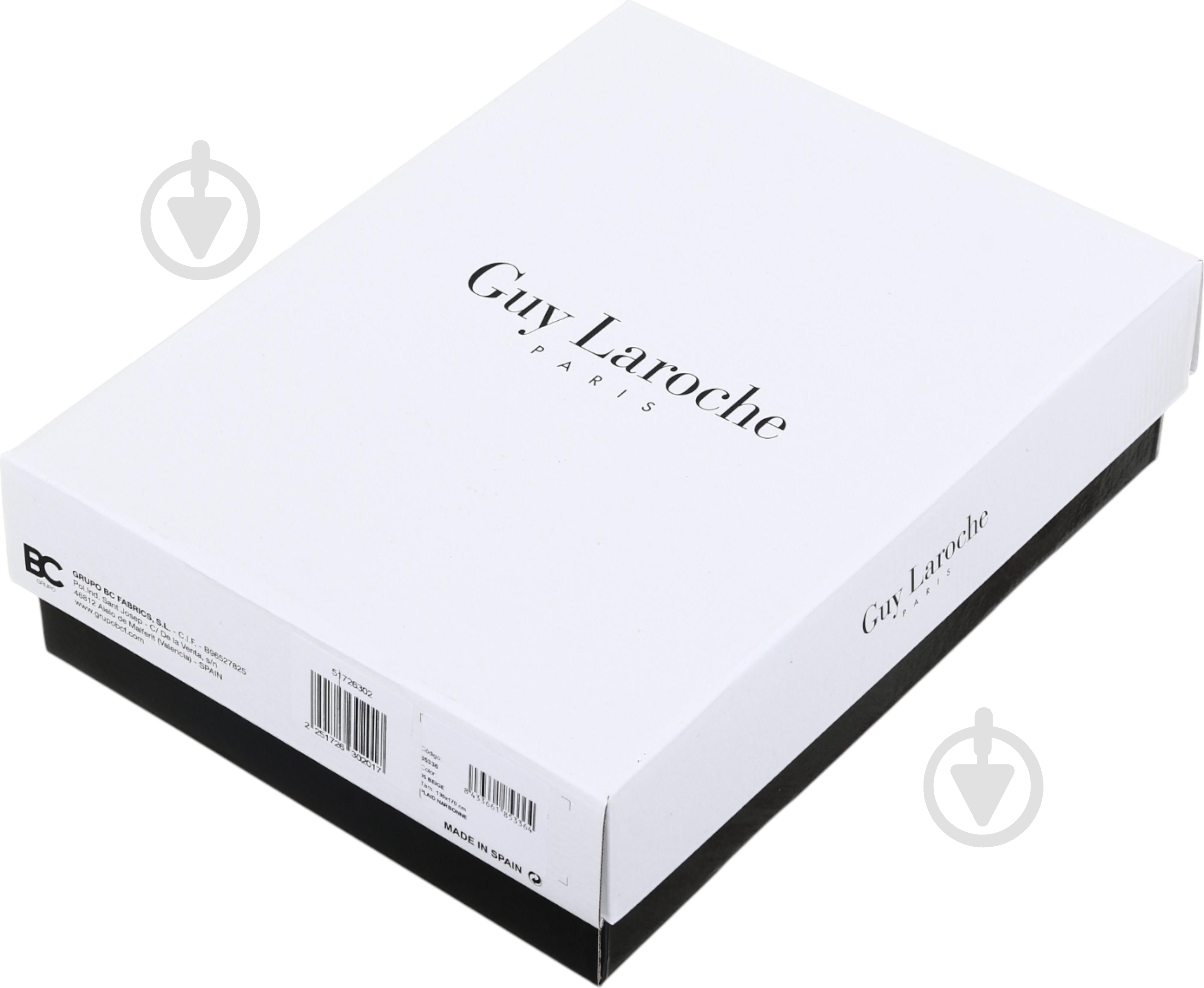 Плед Narbonne beige 130x170 см бежево-білий Guy Laroche Paris - фото 5 Плед Narbonne beige 130x170 см бежево-білий Guy Laroche Paris - фото 5