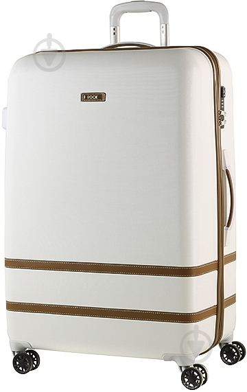 Чемодан Rock Valence White Hardshell (L) 100 л белый 923717 - фото 1 Чемодан Rock Valence White Hardshell (L) 100 л белый 923717 - фото 1