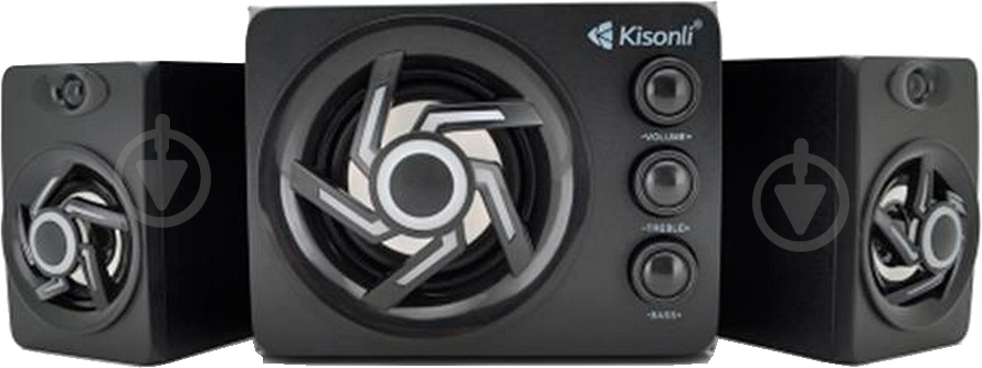 Акустическая система Kisonli TM-8000A/23438 2.1 black - фото 1 Акустическая система Kisonli TM-8000A/23438 2.1 black - фото 1
