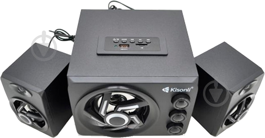Акустическая система Kisonli TM-8000A/23438 2.1 black - фото 2 Акустическая система Kisonli TM-8000A/23438 2.1 black - фото 2