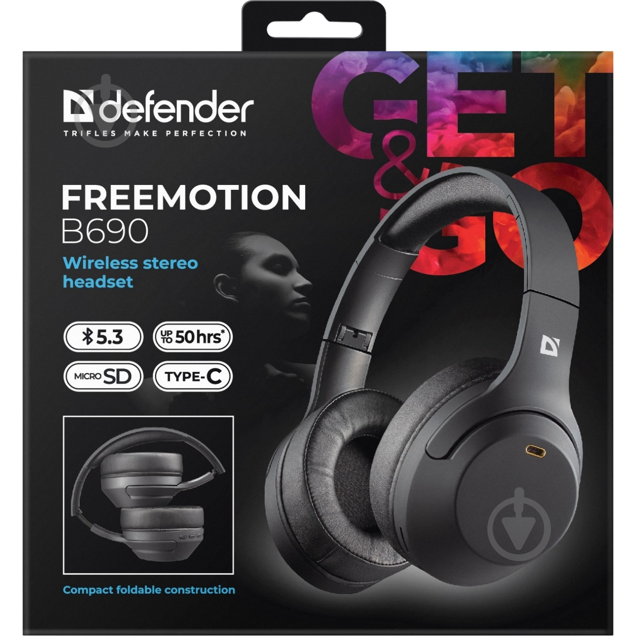 Гарнитура Defender FreeMotion B690 black (63690) - фото 7 Гарнитура Defender FreeMotion B690 black (63690) - фото 7