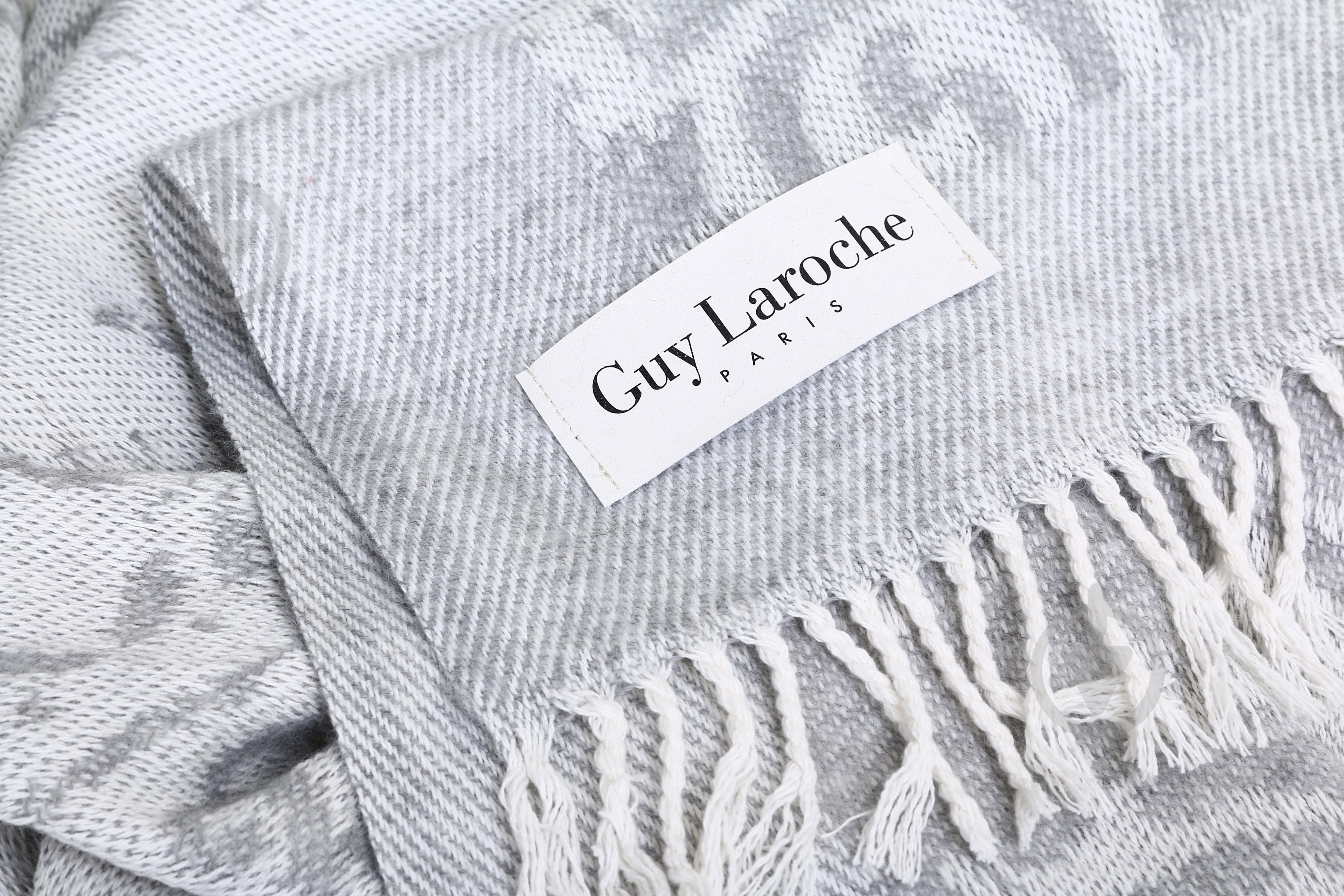 Плед Narbonne grey 130x170 см бело-серый Guy Laroche Paris - фото 3 Плед Narbonne grey 130x170 см бело-серый Guy Laroche Paris - фото 3