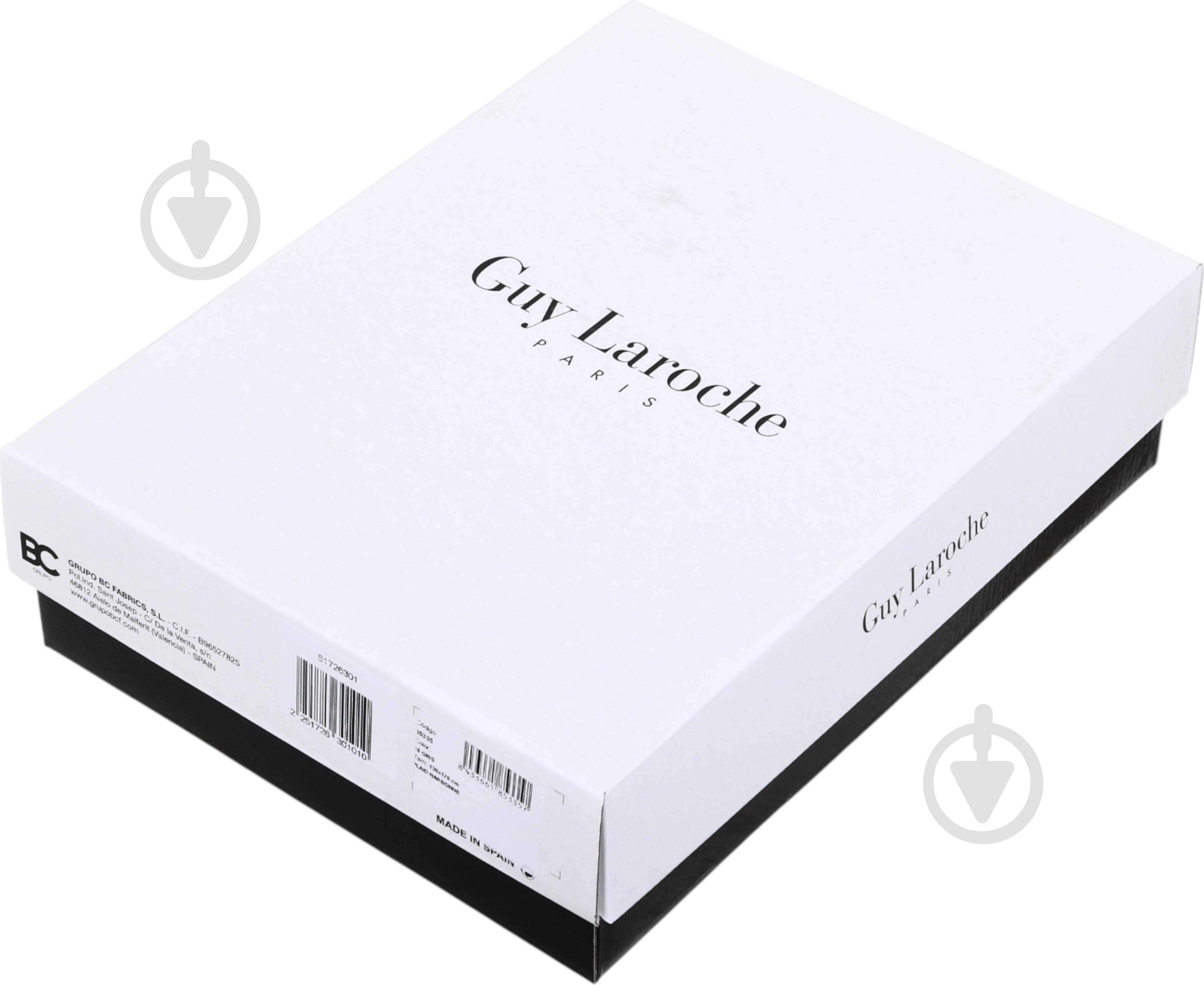 Плед Narbonne grey 130x170 см бело-серый Guy Laroche Paris - фото 5 Плед Narbonne grey 130x170 см бело-серый Guy Laroche Paris - фото 5