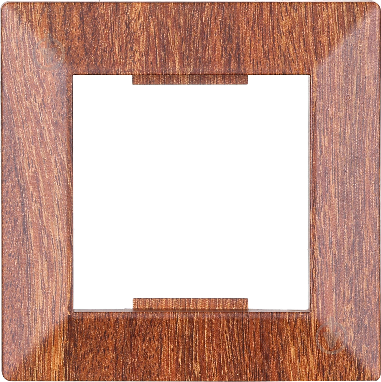 Рамка HausMark Alta горизонтальная орех SNG-FRP.SQ20G1-9/Walnut - фото 1