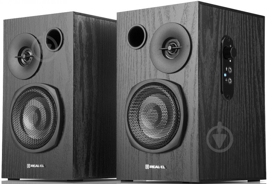 Акустическая система Real-el S-235 2.0 black EL121200010 - фото 4