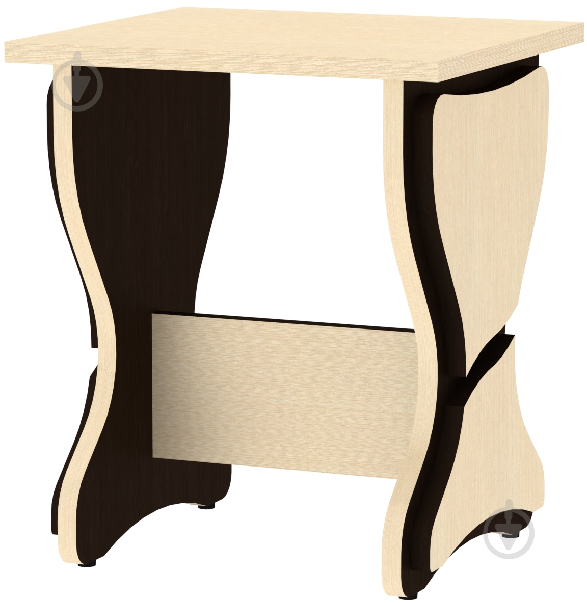 Табурет Компанит Т-6 белый / венге - фото 1