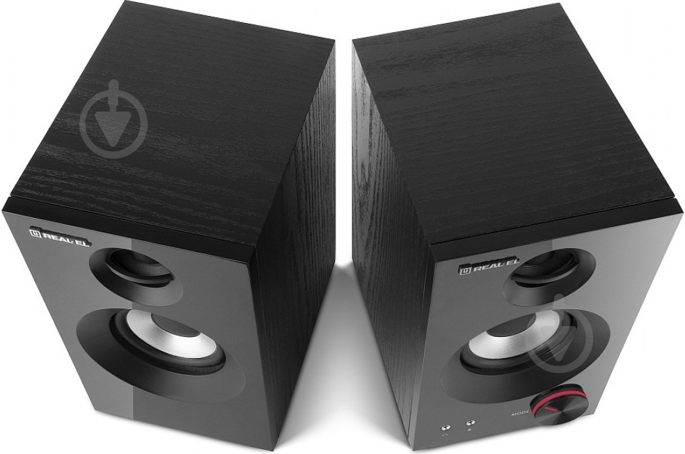 Акустическая система Real-el S-420 2.0 black EL121200011 - фото 2