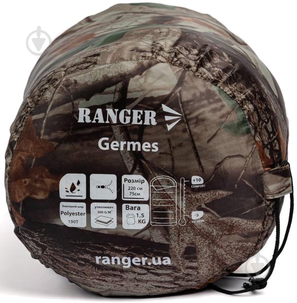 Спальний мішок Ranger Germes Camo (RA6637) - фото 9