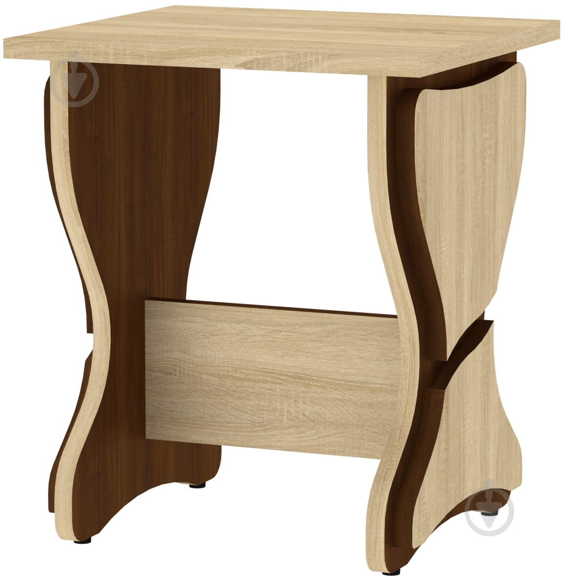 Табурет Компанит Т-6 коричневый / дуб сонома - фото 1