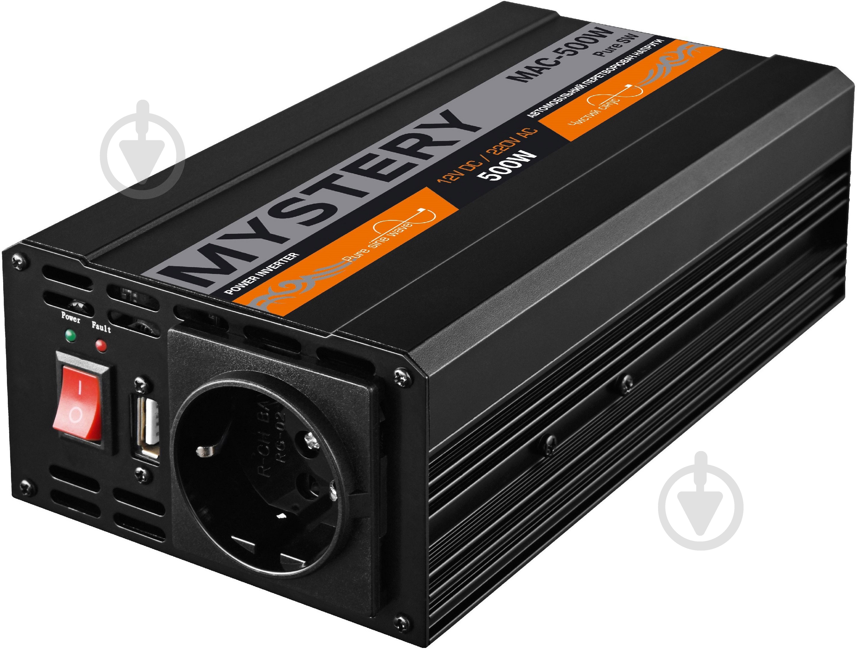 Інвертор Mystery MAC-500W PURE SW - фото 2
