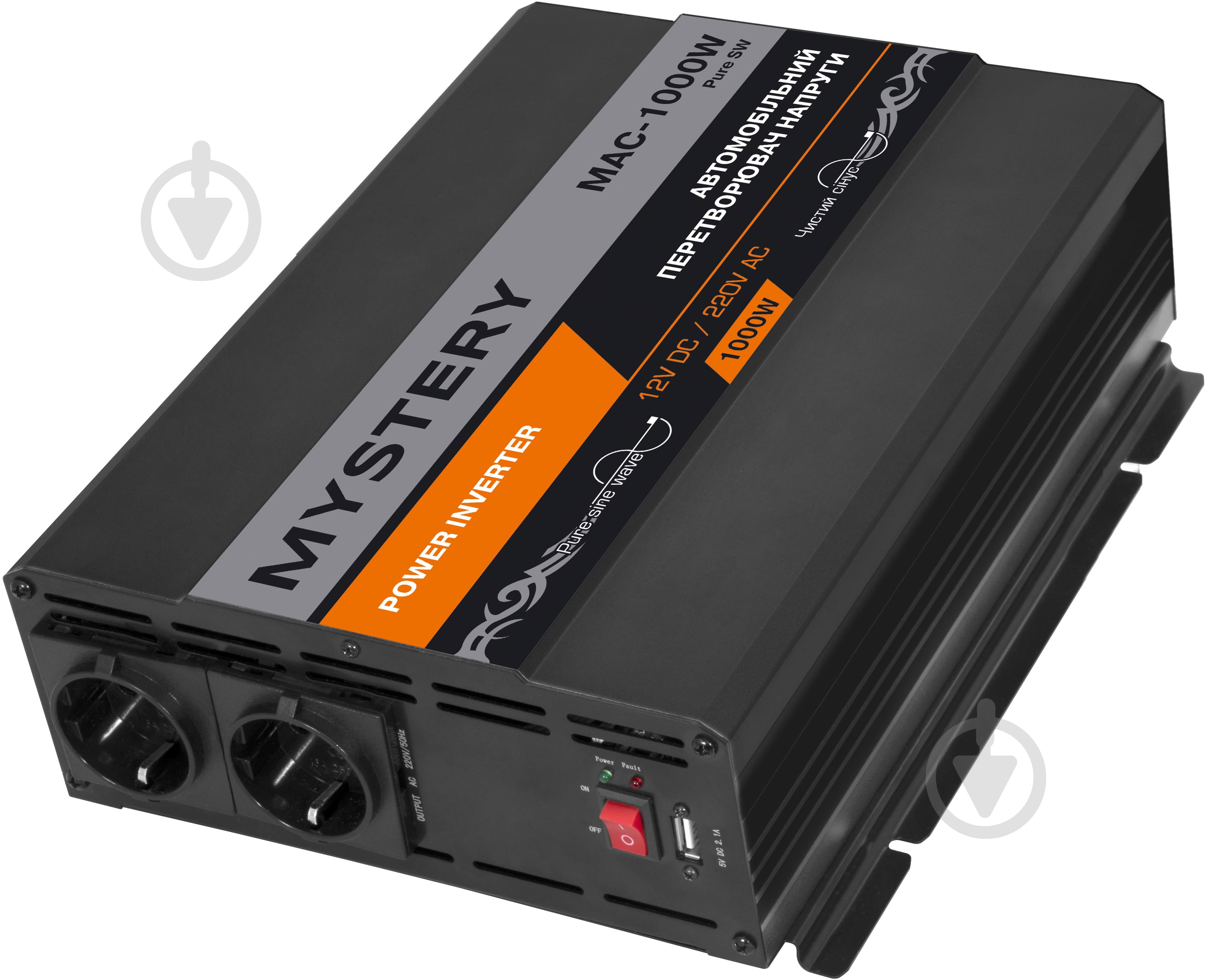 Інвертор Mystery MAC-1000W PURE SW - фото 2