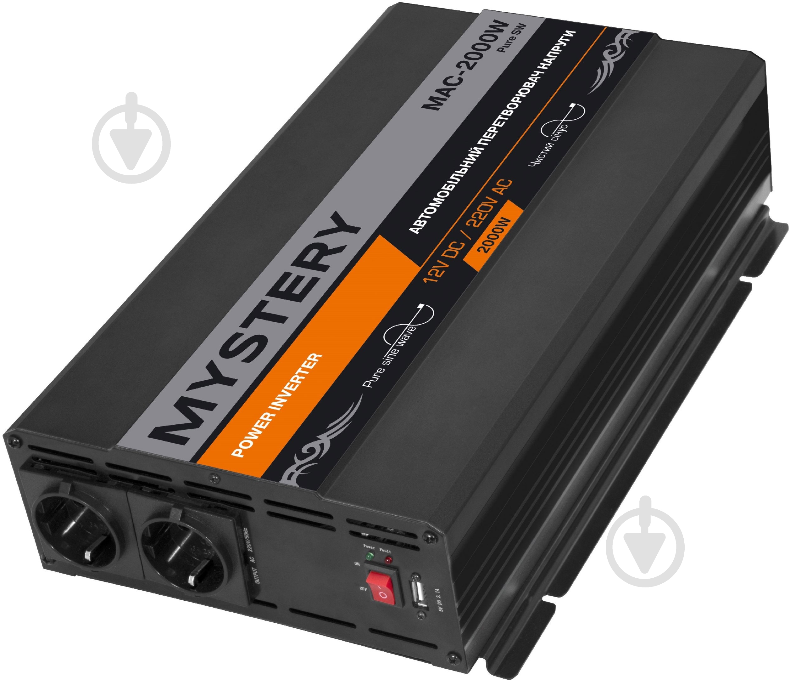 Инвертор Mystery MAC-2000W PURE SW - фото 2 Инвертор Mystery MAC-2000W PURE SW - фото 2