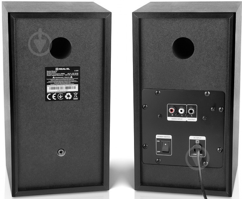 Акустична система Real-el S-305 2.0 black EL121200012 - фото 3