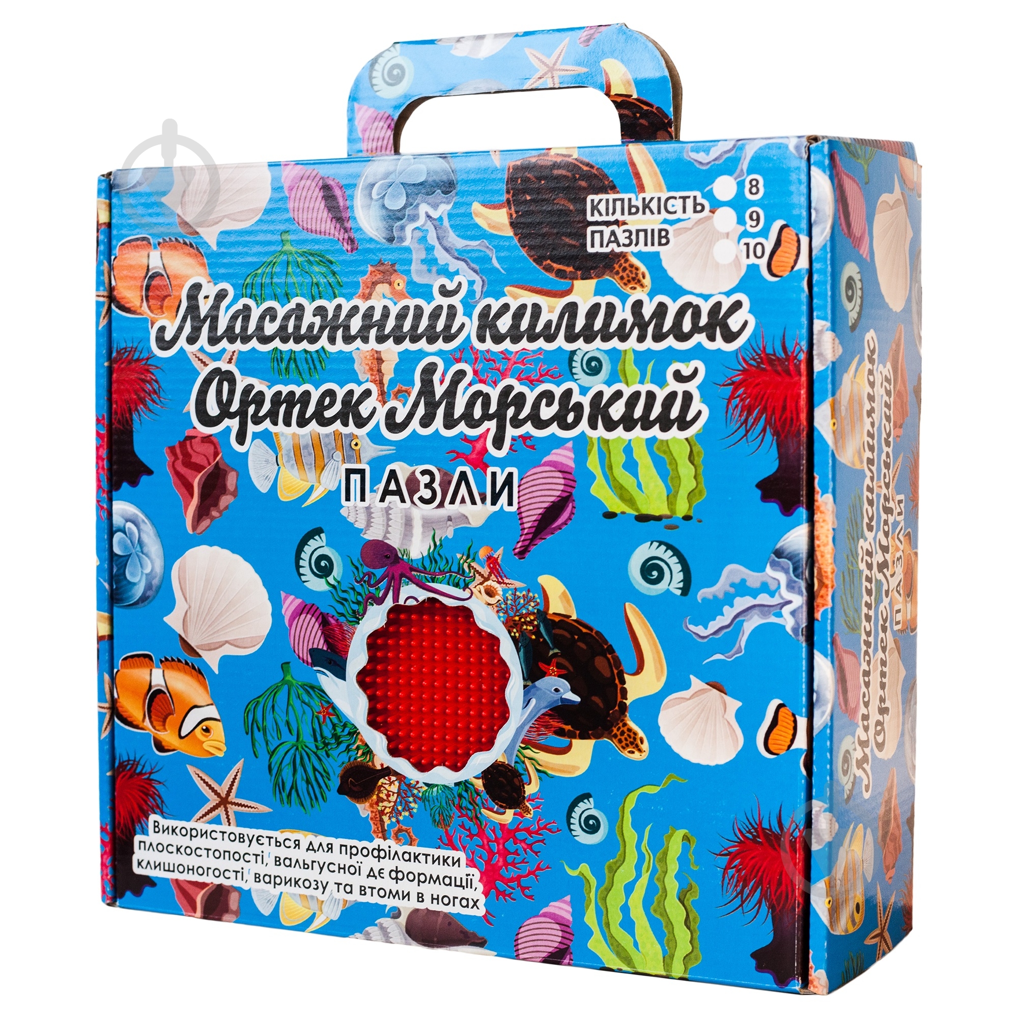 Массажный коврик Ортек Пазлы Морской 8 эл. + 8 Треугольников 12739 - фото 15 Массажный коврик Ортек Пазлы Морской 8 эл. + 8 Треугольников 12739 - фото 15
