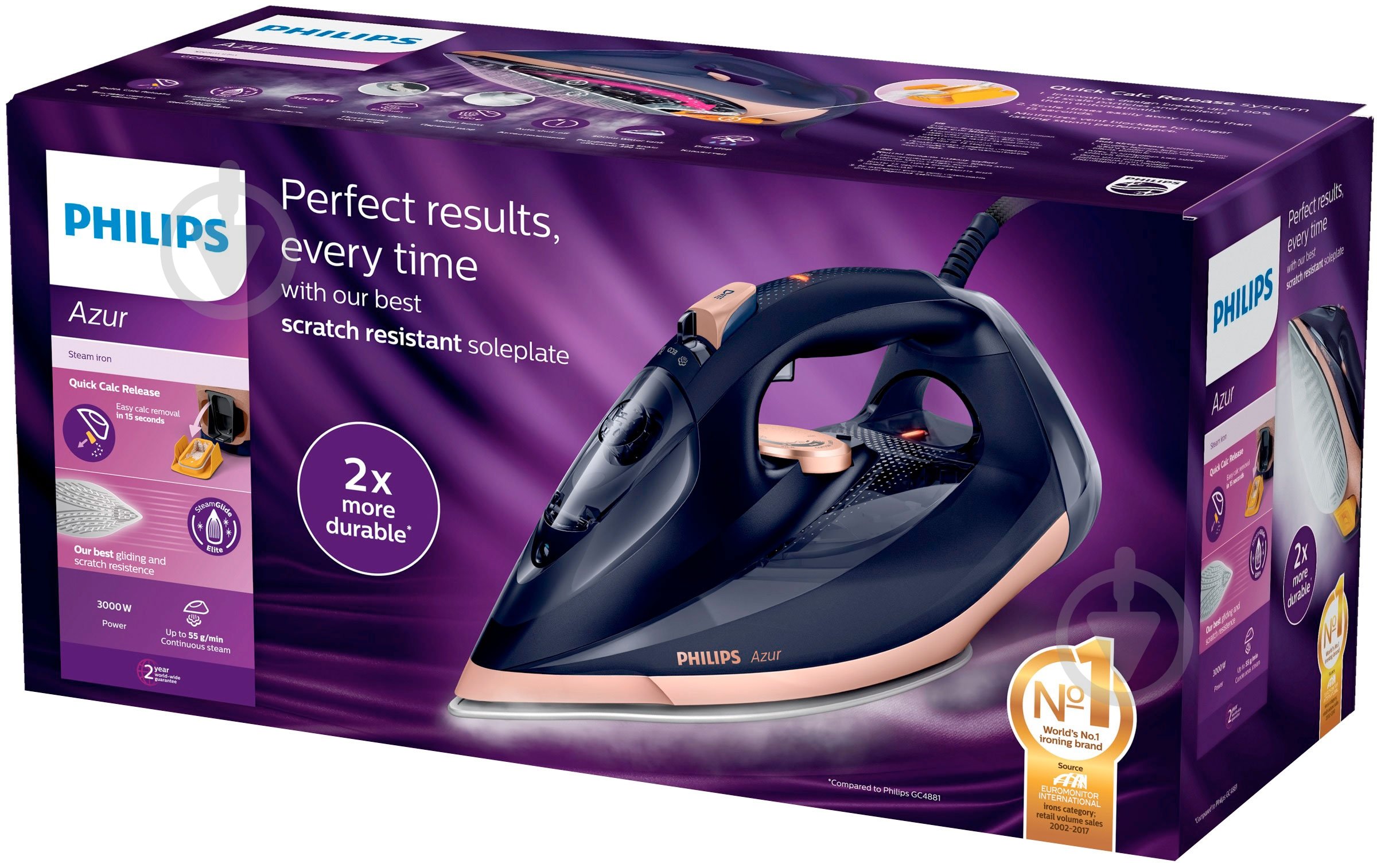 Утюг Philips Azur GC4909/60 - фото 6