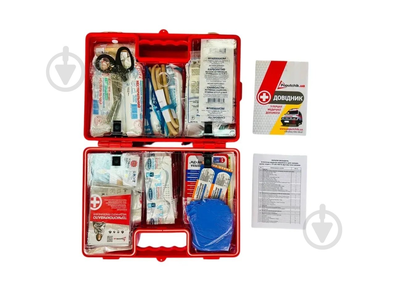 Аптечка медицинская Poputchik Производственная (для заводов, цехов) согласно ТУ (02-100-П) - фото 3 Аптечка медицинская Poputchik Производственная (для заводов, цехов) согласно ТУ (02-100-П) - фото 3