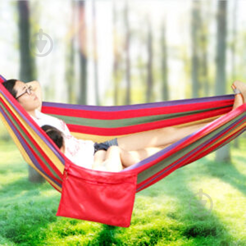 Гамак Ranger Style red (RA 7724) 80x190 см красный - фото 9