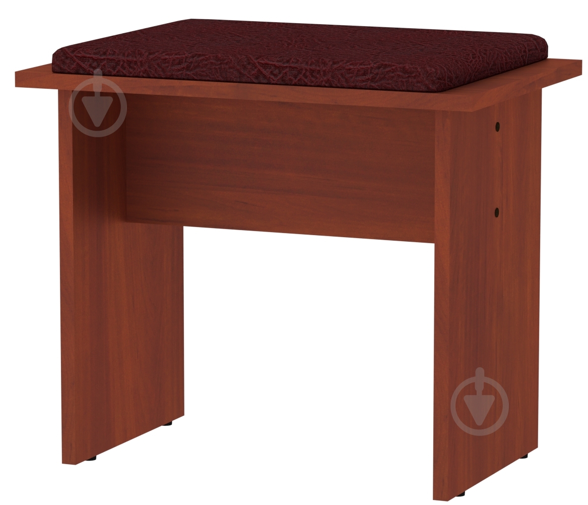 Табурет Компанит Т-7 бордовый / яблоня - фото 1 Табурет Компанит Т-7 бордовый / яблоня - фото 1