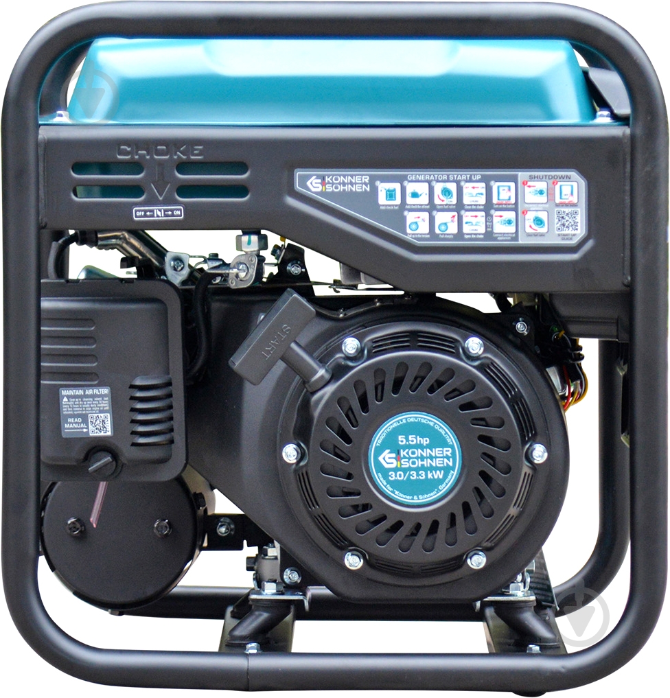 Генератор бензиновый Konner&Sohnen KS 3300i 3 кВт / 3,3 кВт 230 В KS 3300i - фото 8