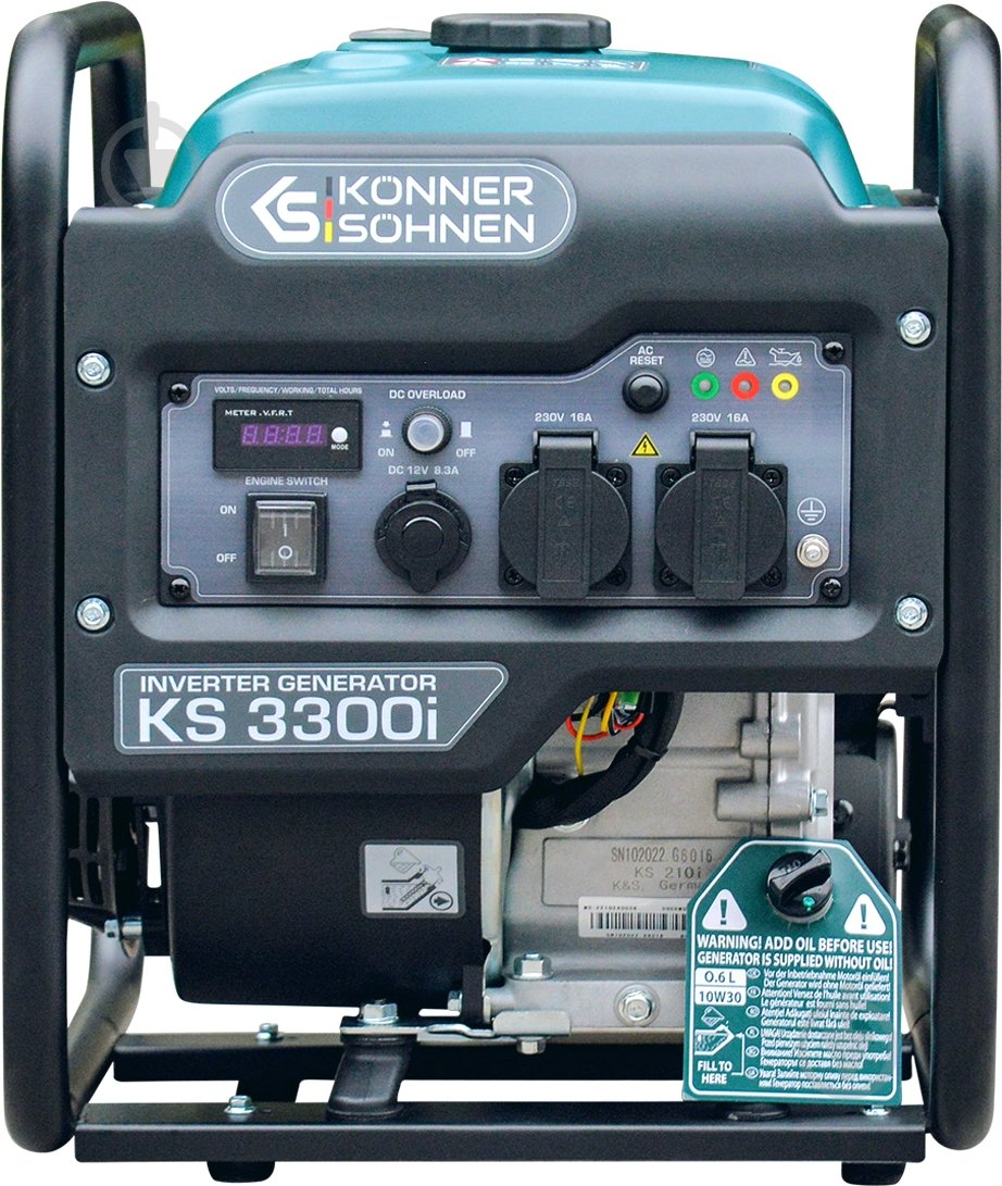 Генератор бензиновый Konner&Sohnen KS 3300i 3 кВт / 3,3 кВт 230 В KS 3300i - фото 3
