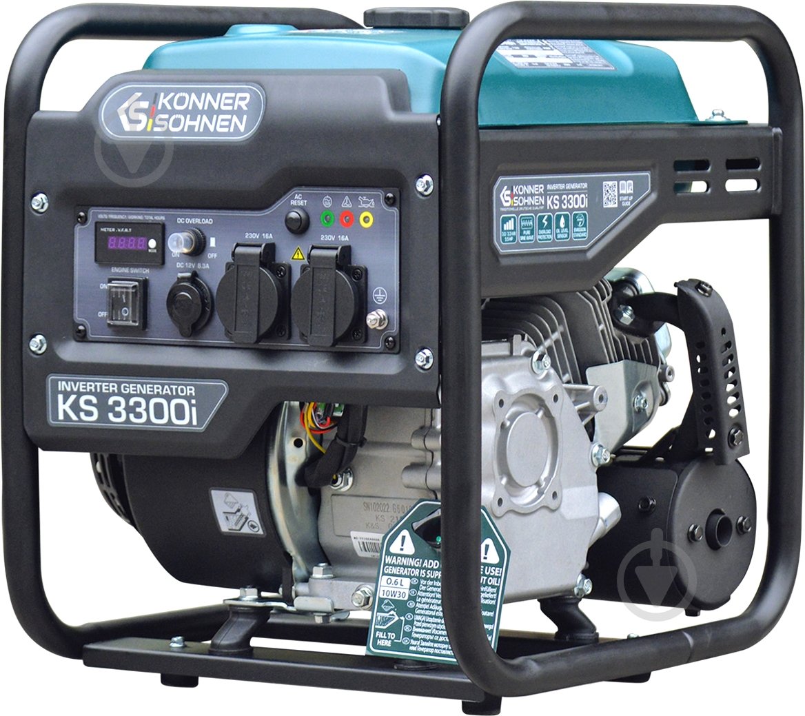 Генератор бензиновый Konner&Sohnen KS 3300i 3 кВт / 3,3 кВт 230 В KS 3300i - фото 1