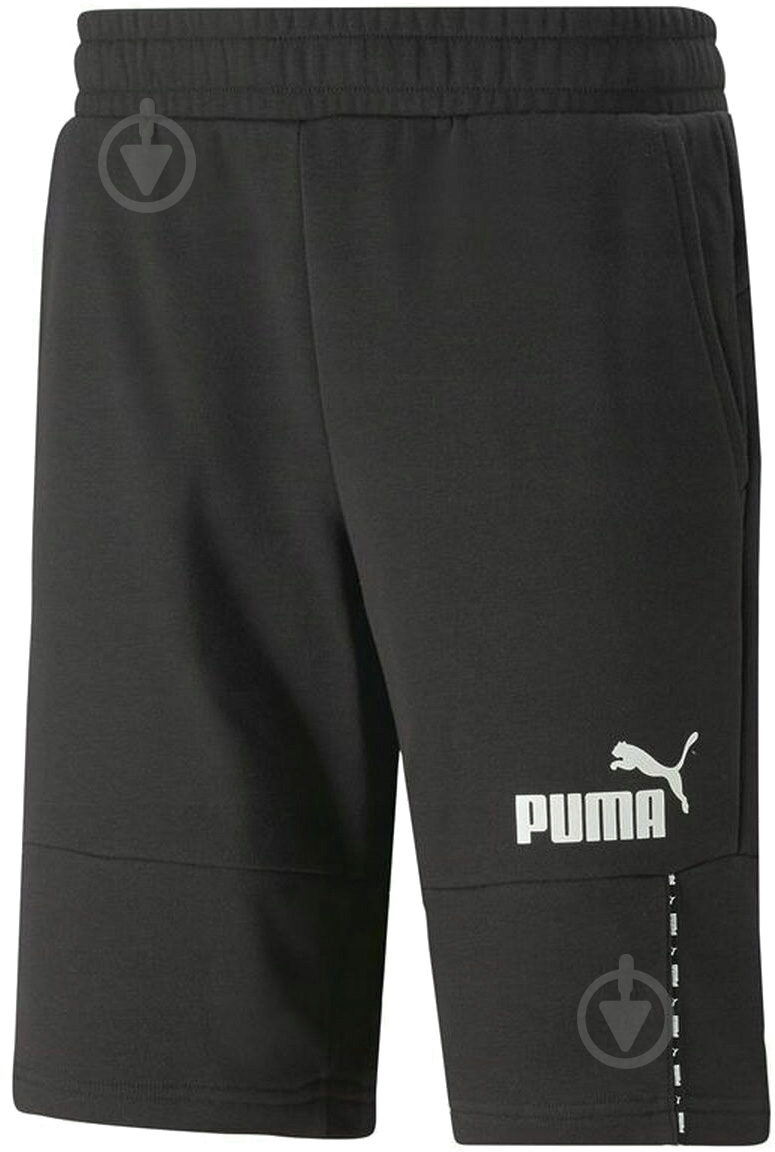 Шорты Puma Essentials Block Tape 67334401 р. L черный - фото 1